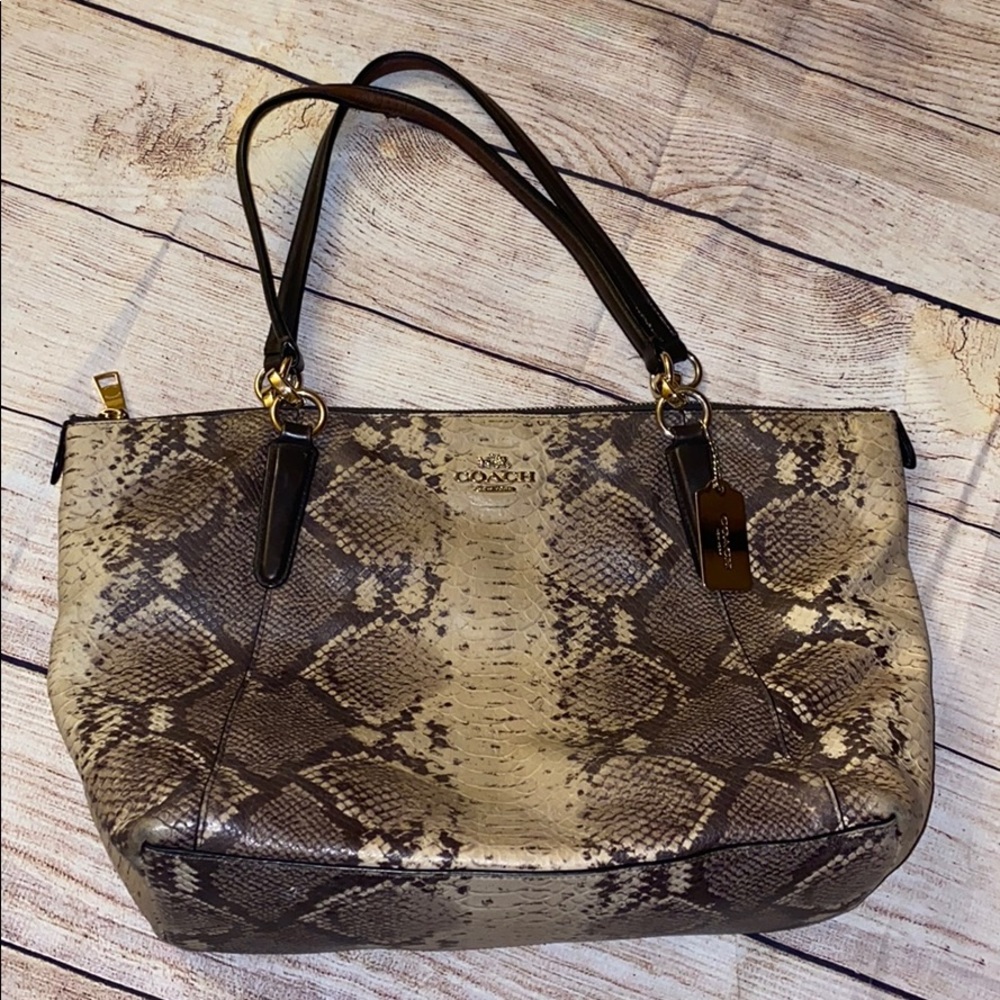 Coach Python Ava Tote - Picture 1 of 5
